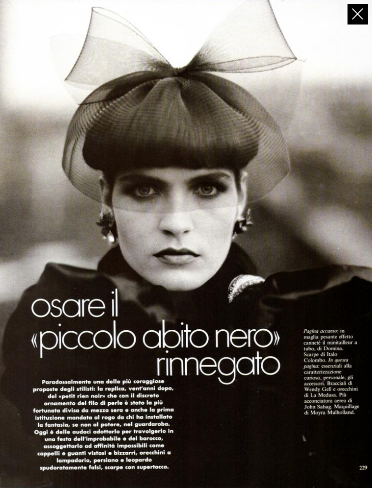 d Orazio Vogue Italia November 1985 02