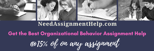 Organizational Behavior Assignment Help