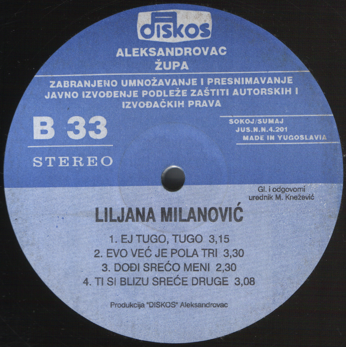 Ljiljana Milanovic B