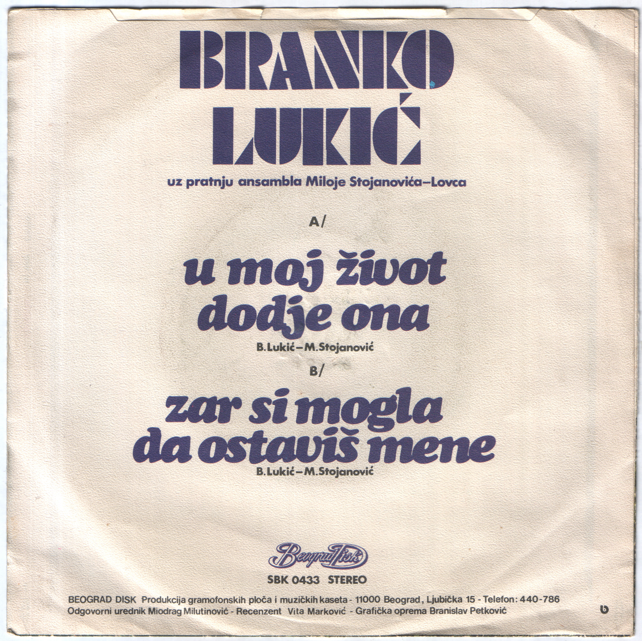 Branko Lukic 1978 Z