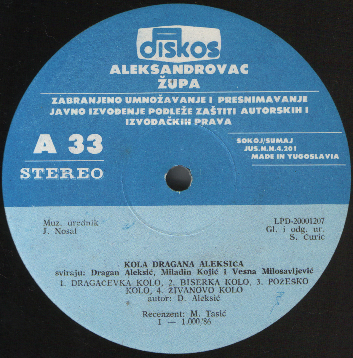 Dragan Aleksic 1986 A