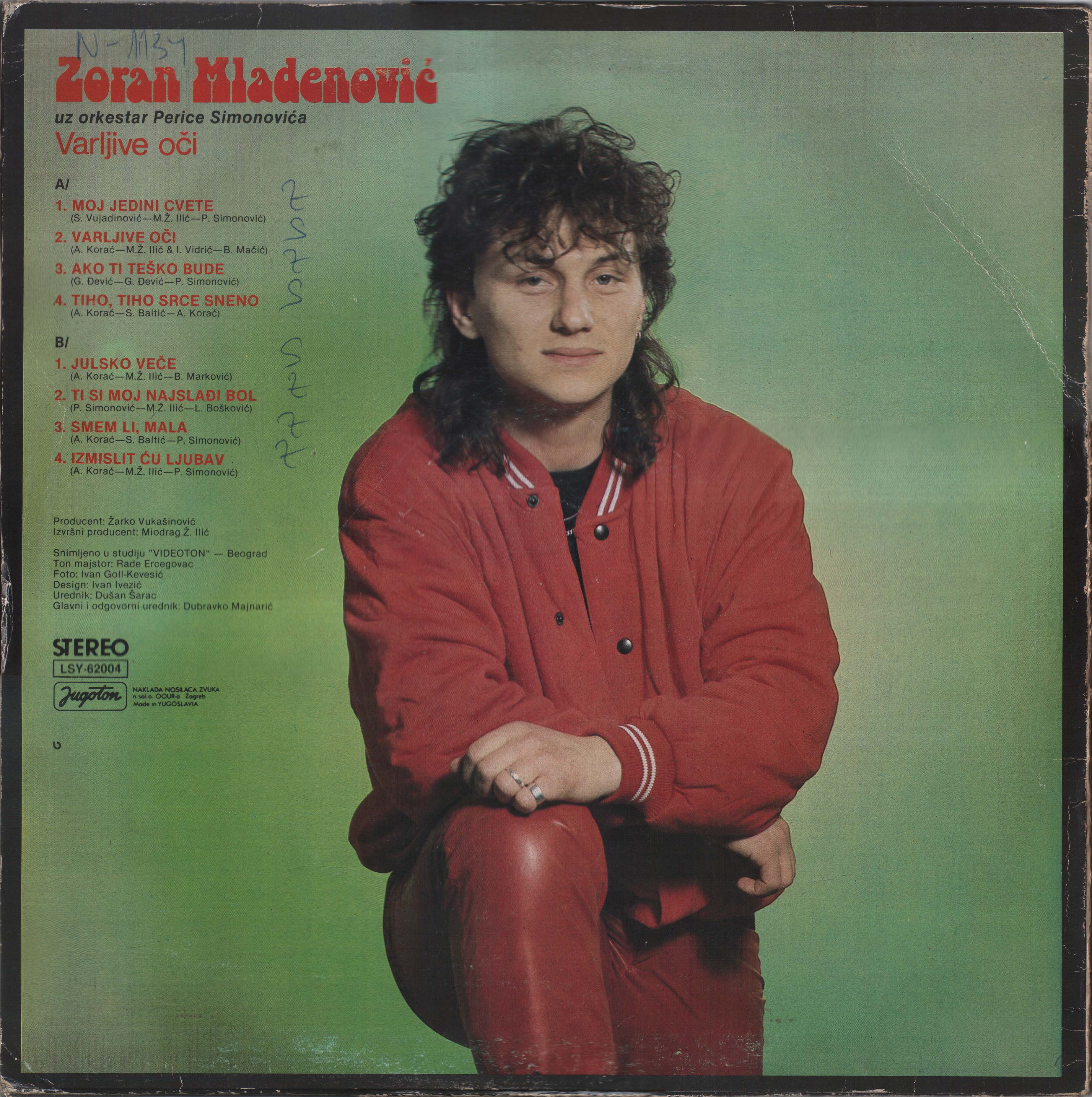 Zoran Mladenovic 1985 Z