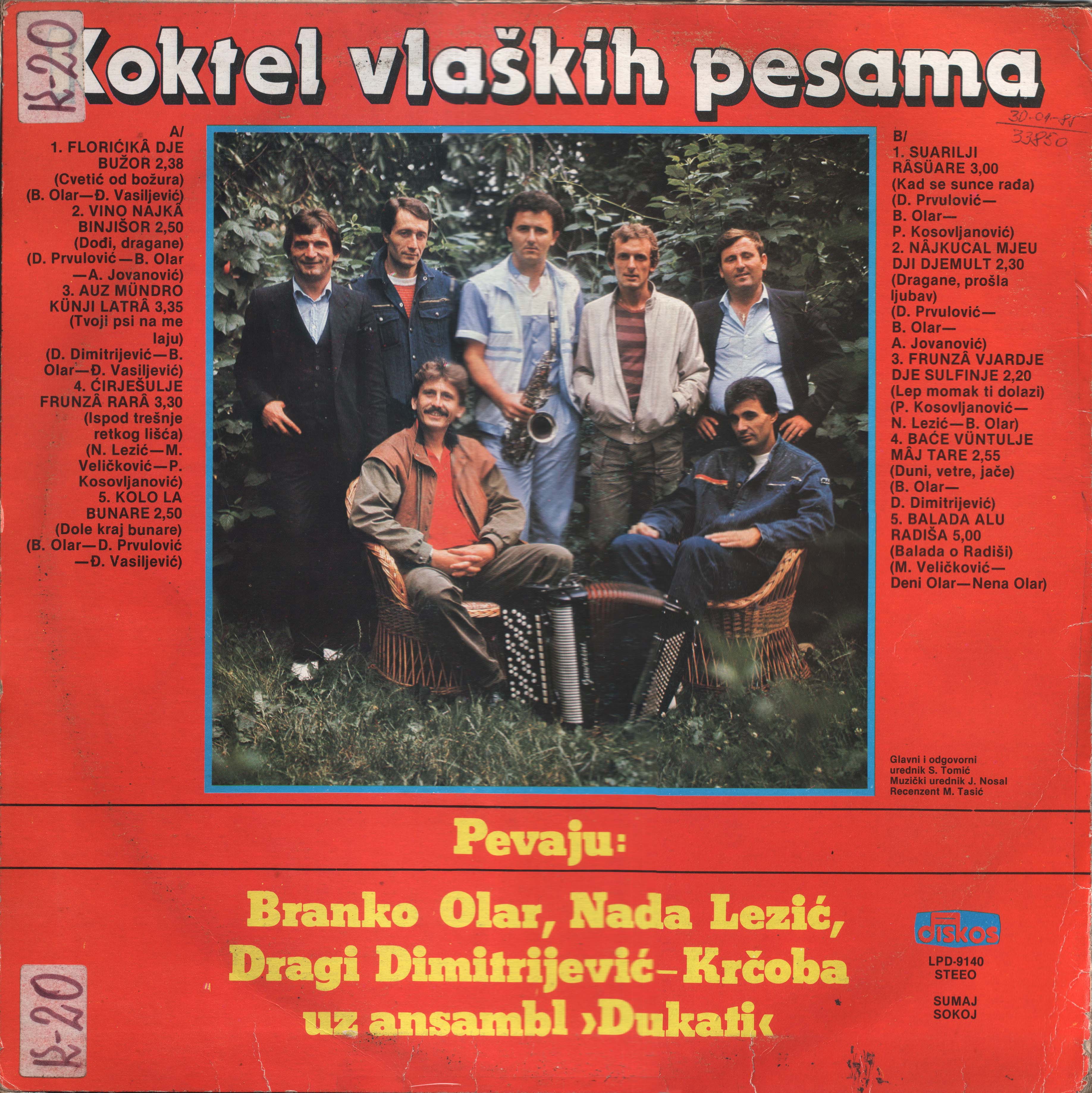 Koktel Vlaskih Pesama 1984 Z
