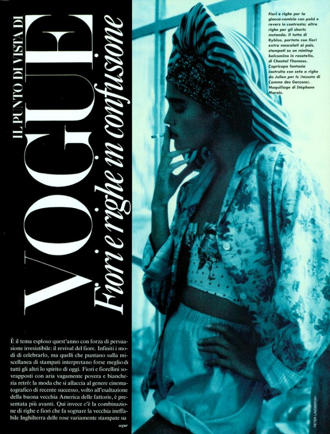 Lindbergh Vogue Italia June 1985 01