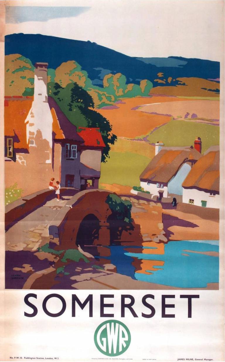 Somerset by GWR Frank Sherwin c 1930 768 x 1233