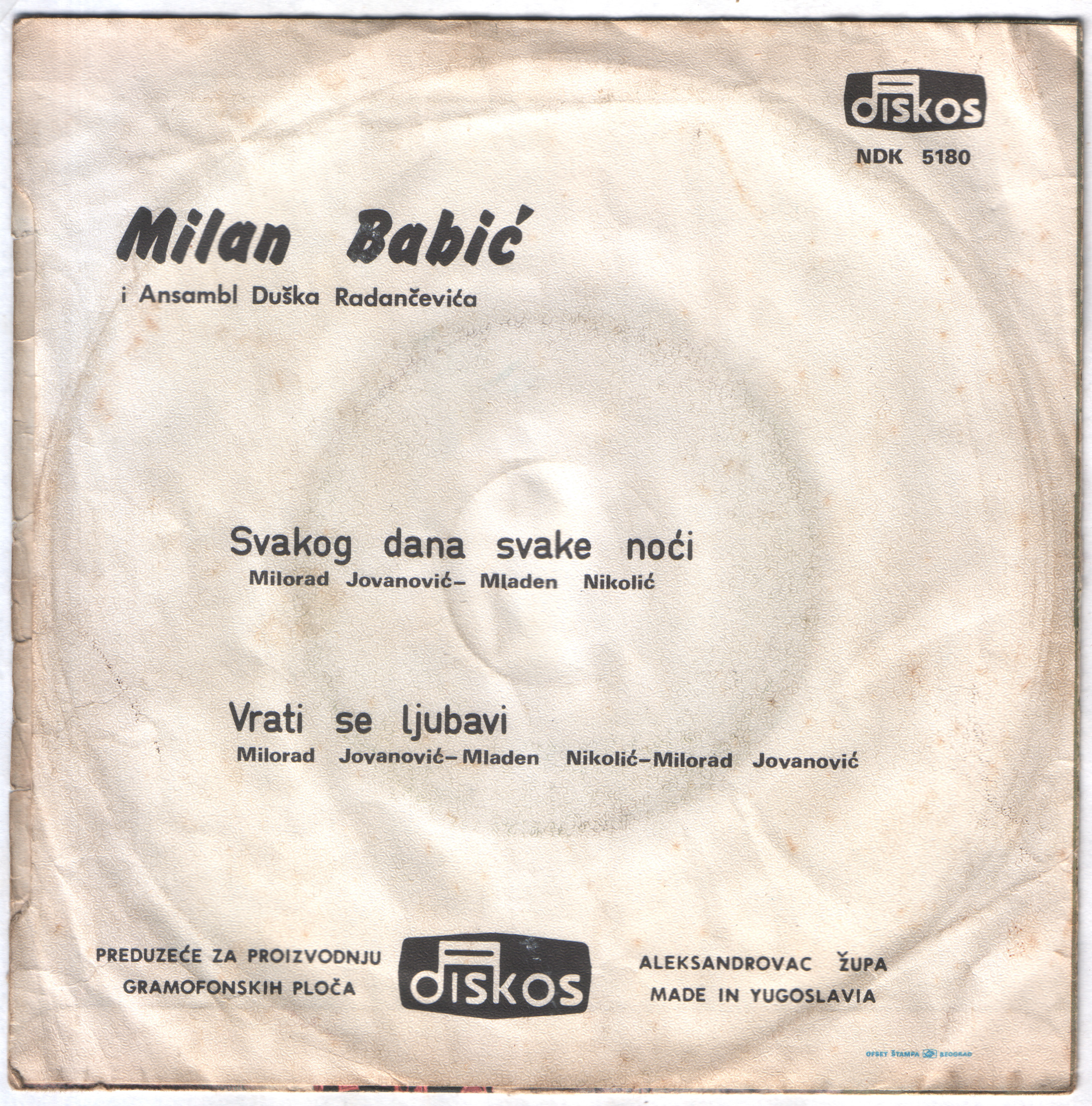 Milan Babic 1973 Z