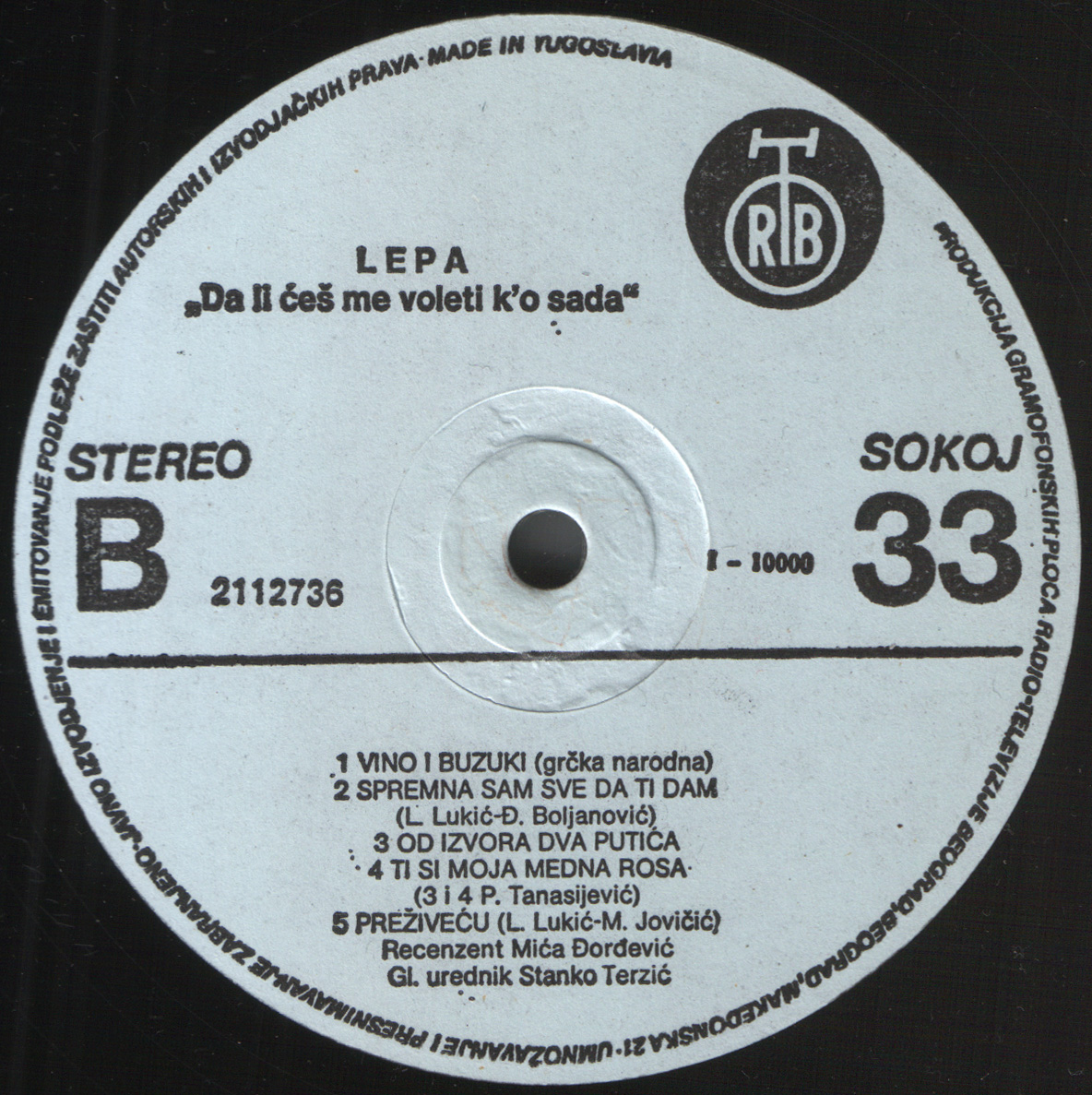 Lepa Lukic 1984 B